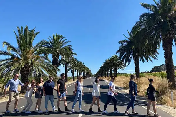 Barossa Valley guided tour group 