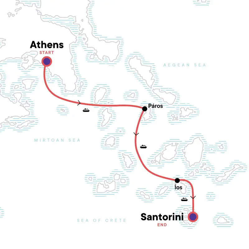 7 Day Greek Island Hopping | G Adventures 18 to 30somethings