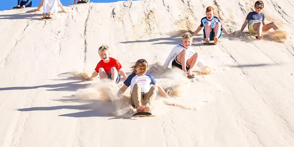 Port Stephen Experience from Sydney with Dolphin Cruise & Sand Dunes