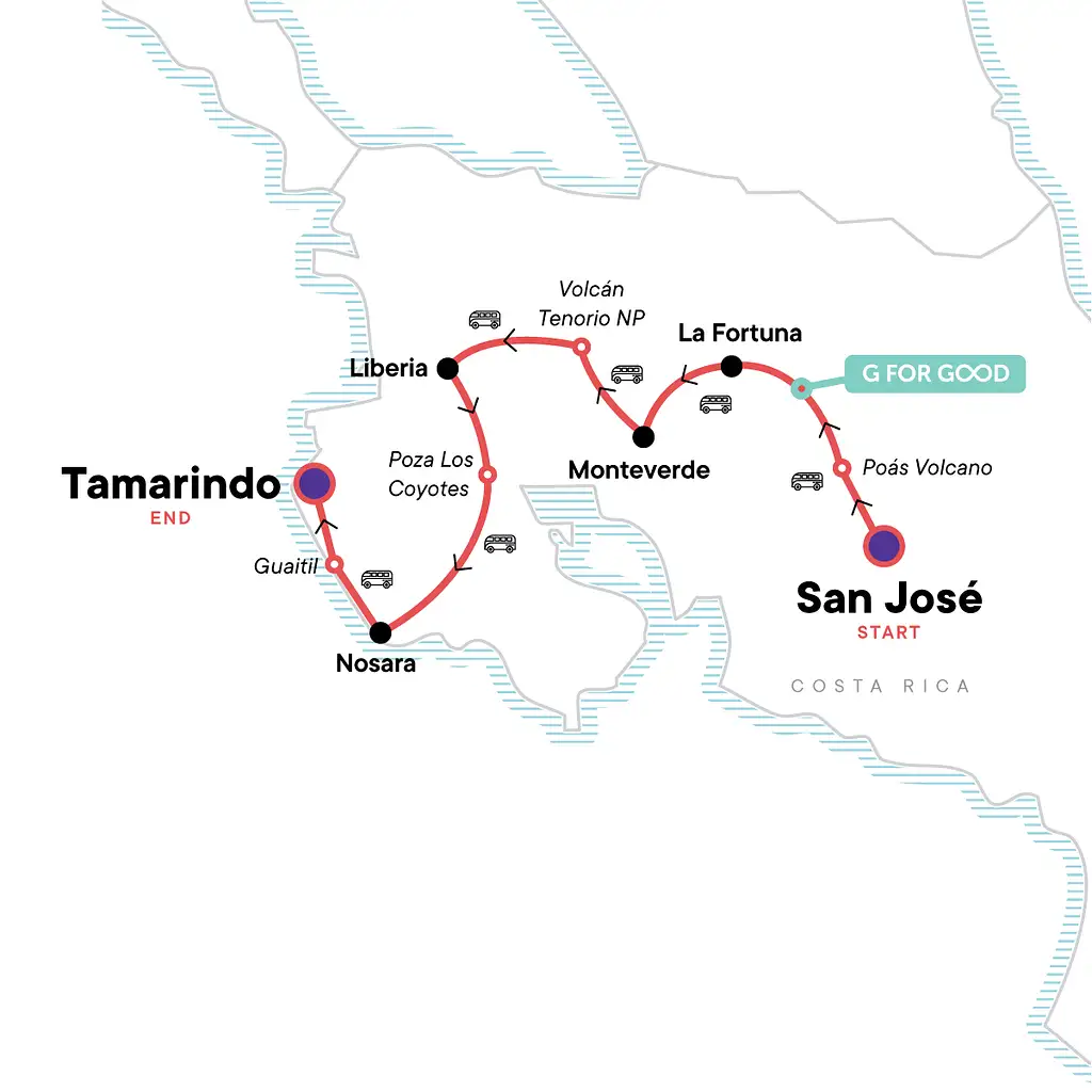 11 Days Epic Costa Rica: Craters, Rainforests & Hanging-10 | G Adventures 18-35's