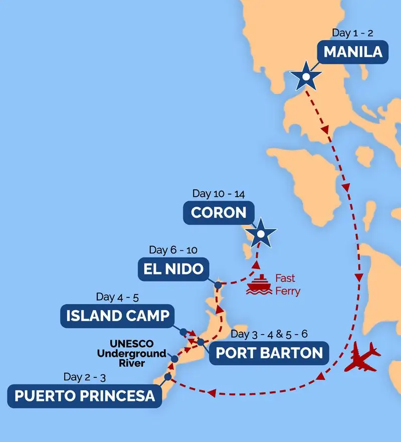 14 Day Philippines  West Classic Manila to Coron Tour | One Life Adventures