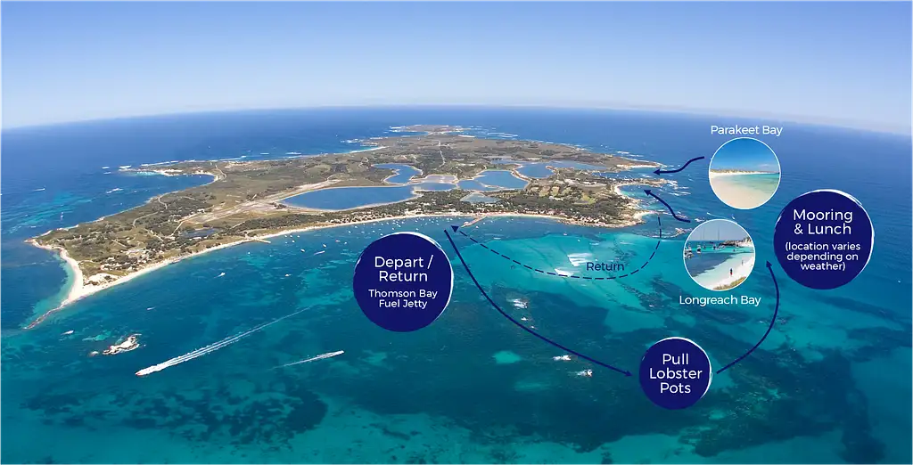 Full-Day Luxe Rottnest Island Seafood Cruise & Ferry Transfers ex Perth or Fremantle