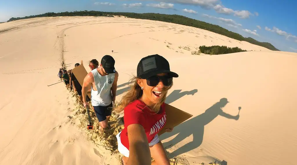 Desert Safari Day Cruise with option to upgrade to Dolphin Feeding | Moreton Island