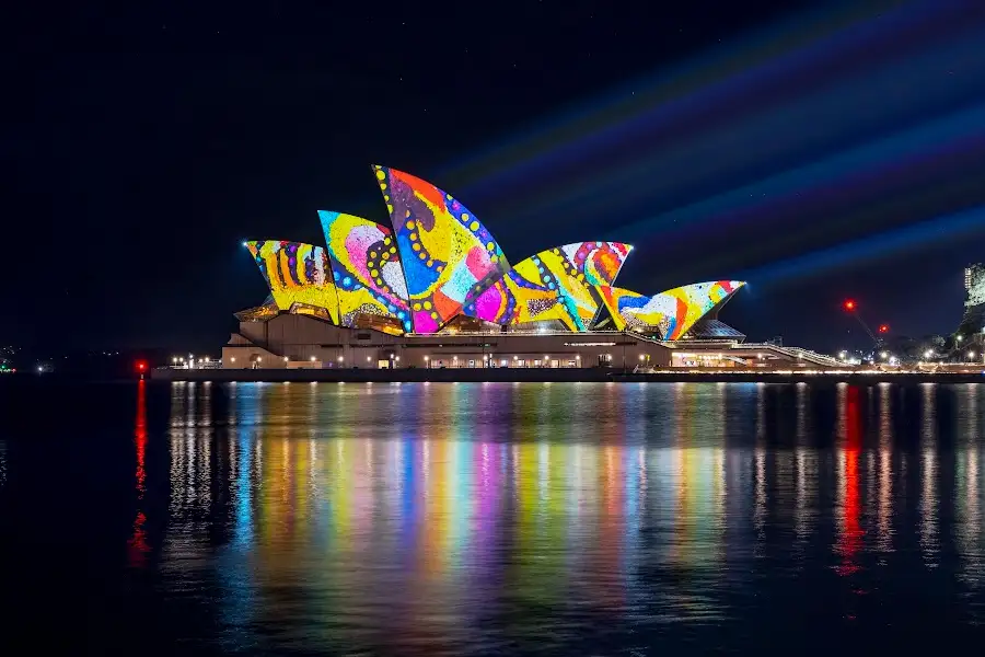 Vivid Sydney Festival of Light Tall Ship Dinner Cruise
