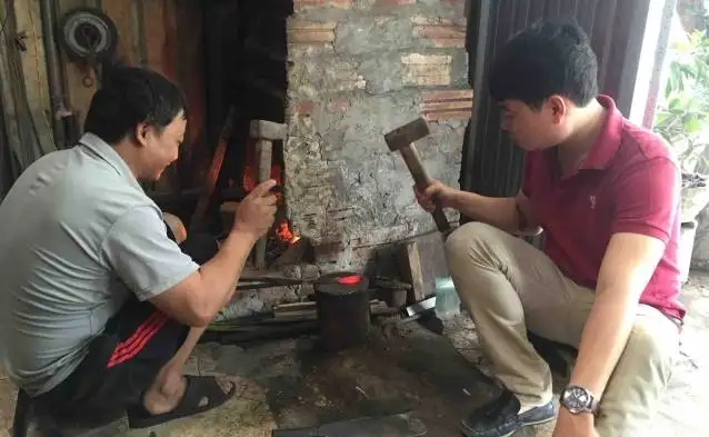 Knife Making in Traditional Vietnamese Blacksmith Village