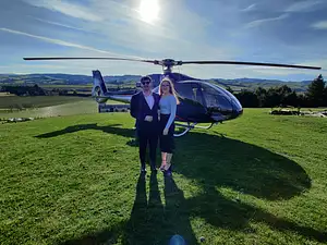 Helicopter scenic winery flight