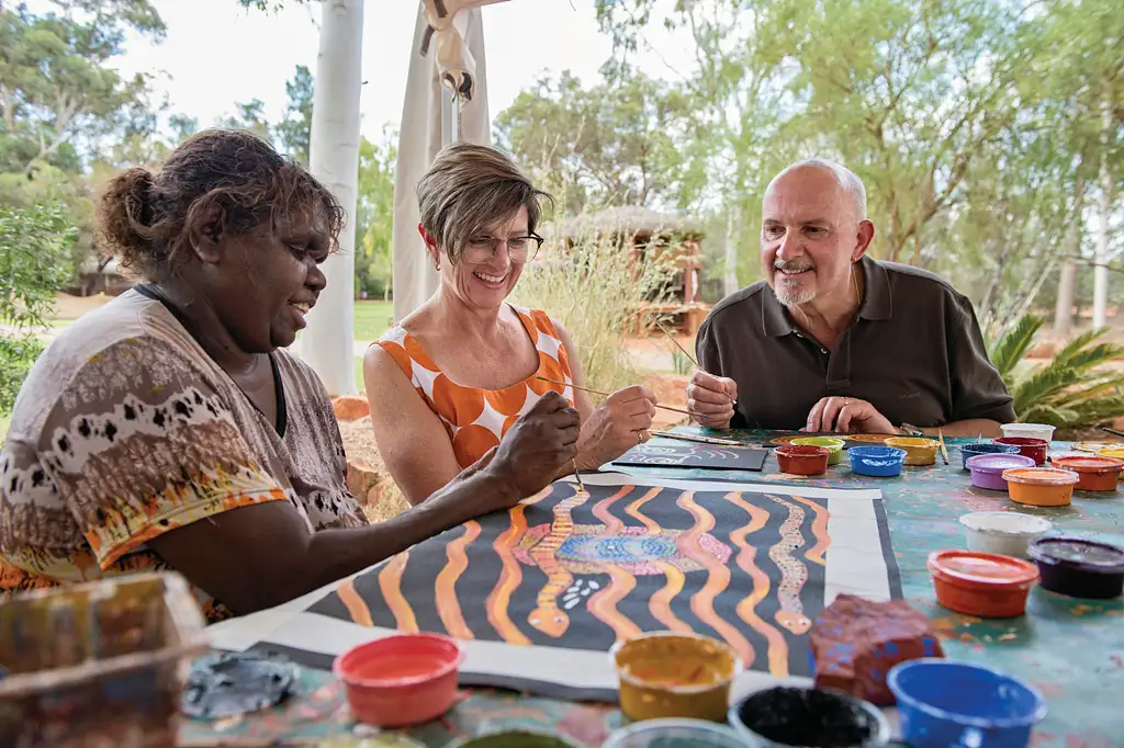 Dot Painting Workshop in Uluru