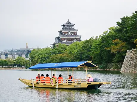 Hiroshima Castle Sightseeing Boat Tour