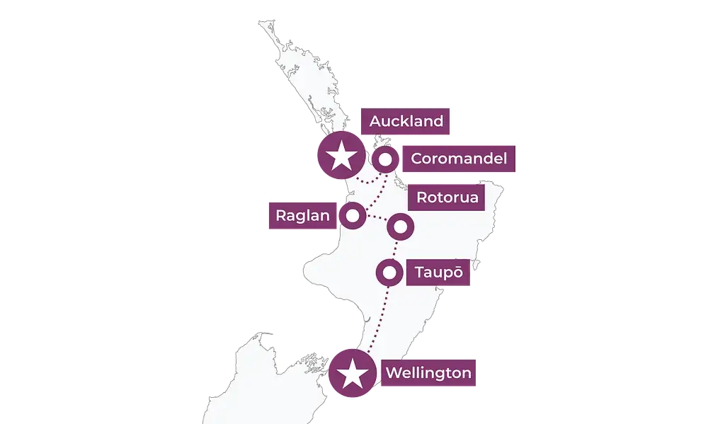 10 Day NZ Northern Trail Tour | Wellington To Auckland | Haka Tours