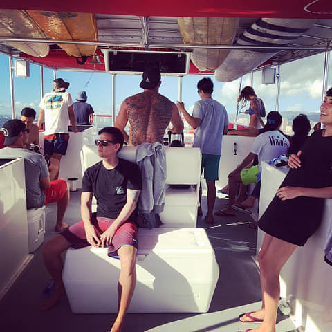 Hawaii glass bottom boat