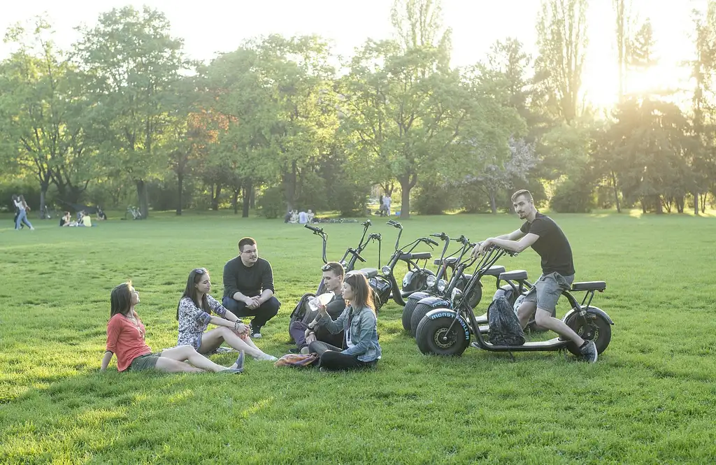 Margitsziget Fairy Garden Tour on MonsteRoller in Budapest