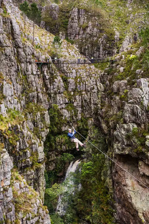 Zipline Canopy Tour In Cape Town