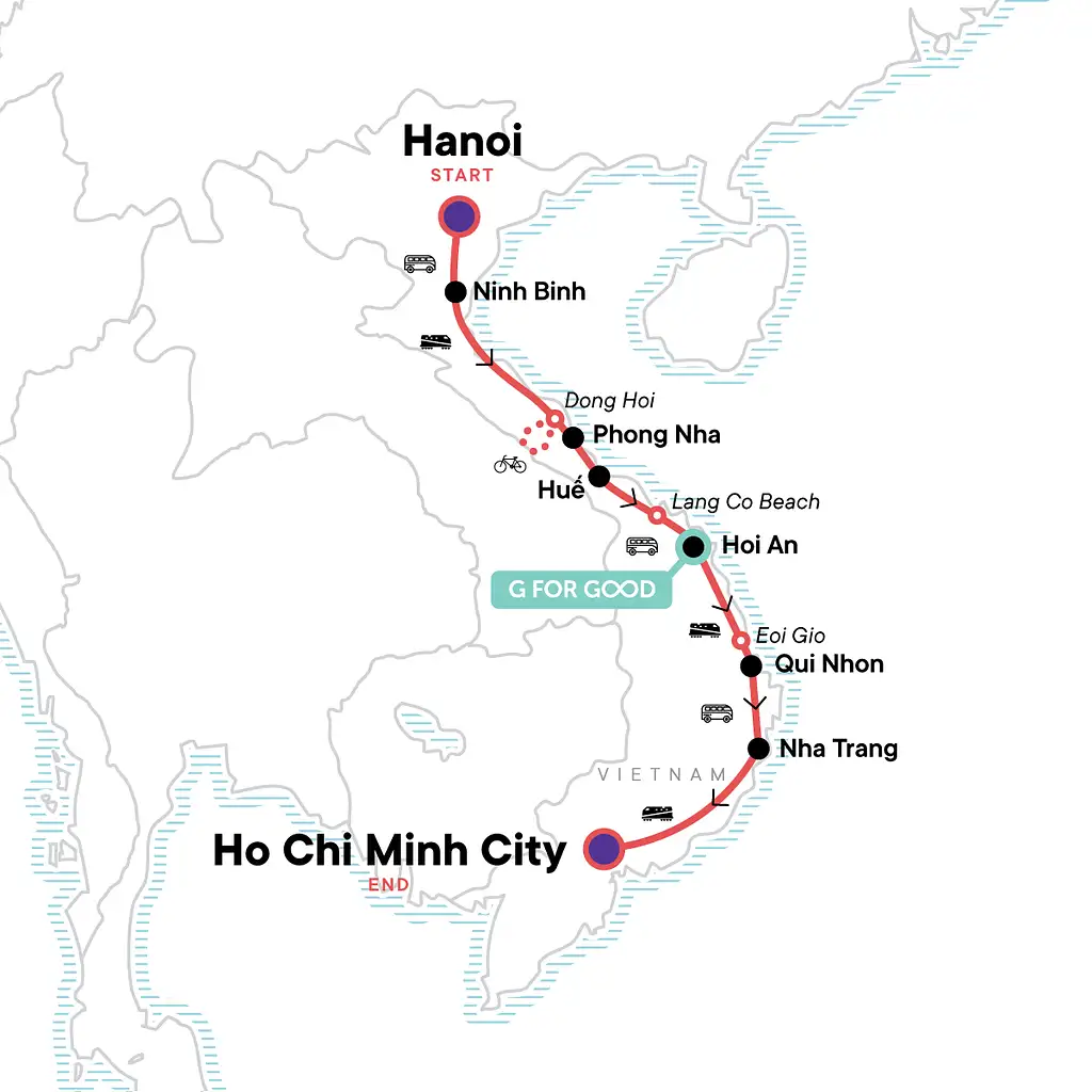 16 Day Ultimate Vietnam: Big Cities, Beaches & The Best Views Ever | G Adventures 18 to 35's