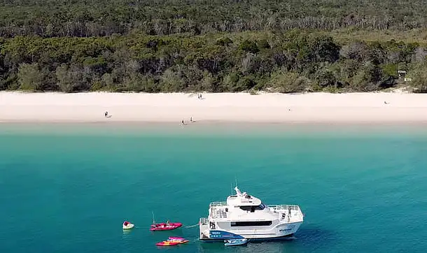 K'gari Fraser Island BBQ beach cruise