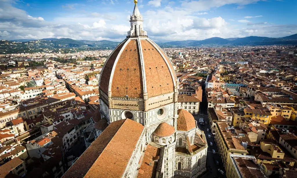 Entry to the Florence Cathedral Complex And Brunelleschi's Dome