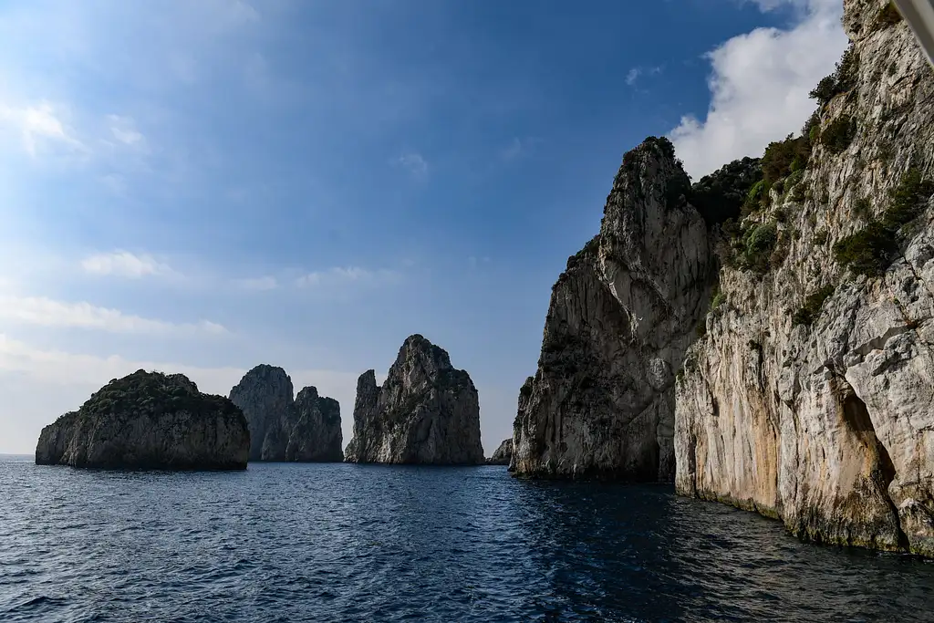 Capri Coast to Coast with Blue Grotto Stop
