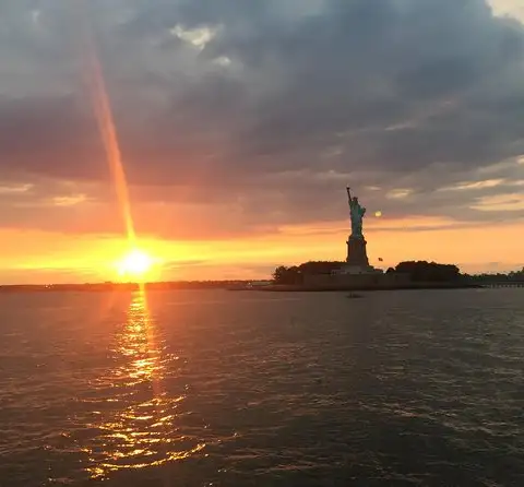 Statue of Liberty Cruise Sunset