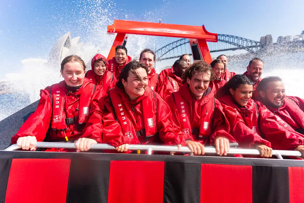 Sydney Harbour Famous 30 Minute Red Shark Thrill Jet Boat Ride