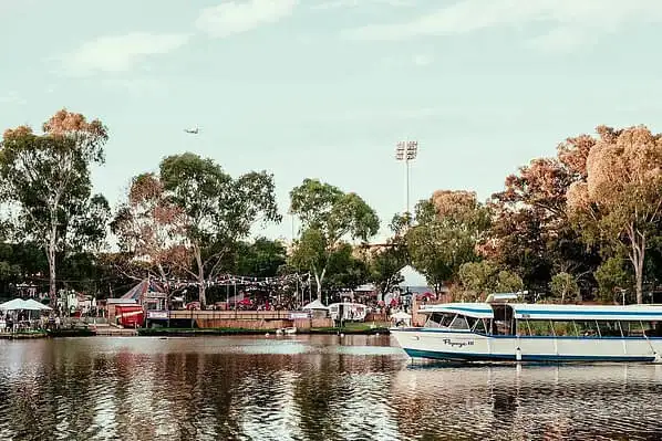 View of Adelaide from the River Torrens