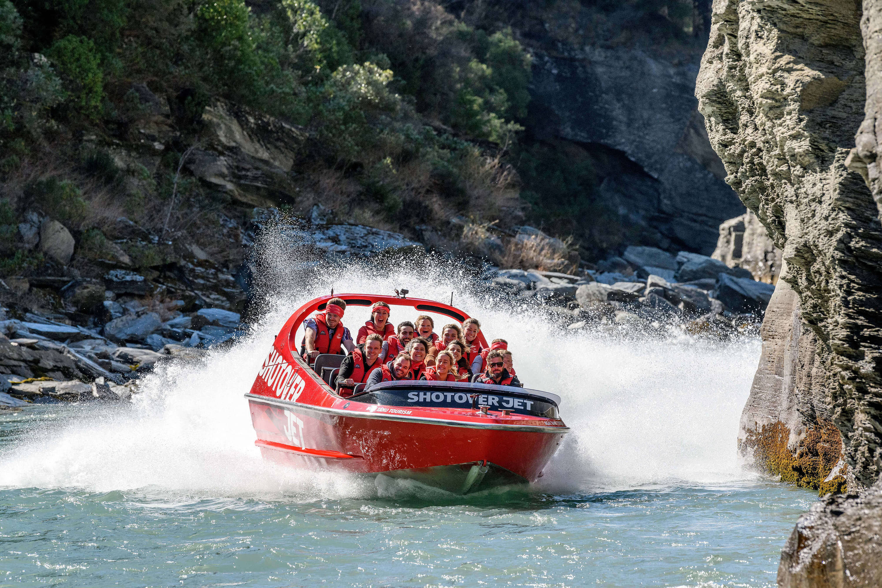 Shotover Jet Deals Queenstown Jet Boating Ride Backpacker Deals