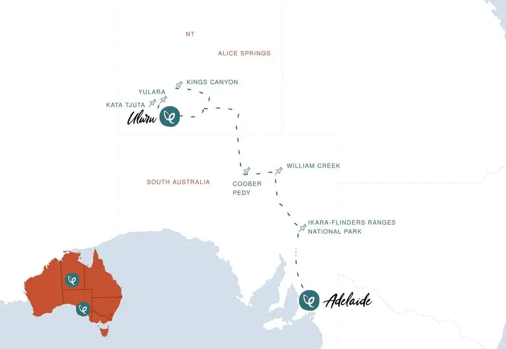 8 Day Underground to Uluru Adventure Run | From Adelaide