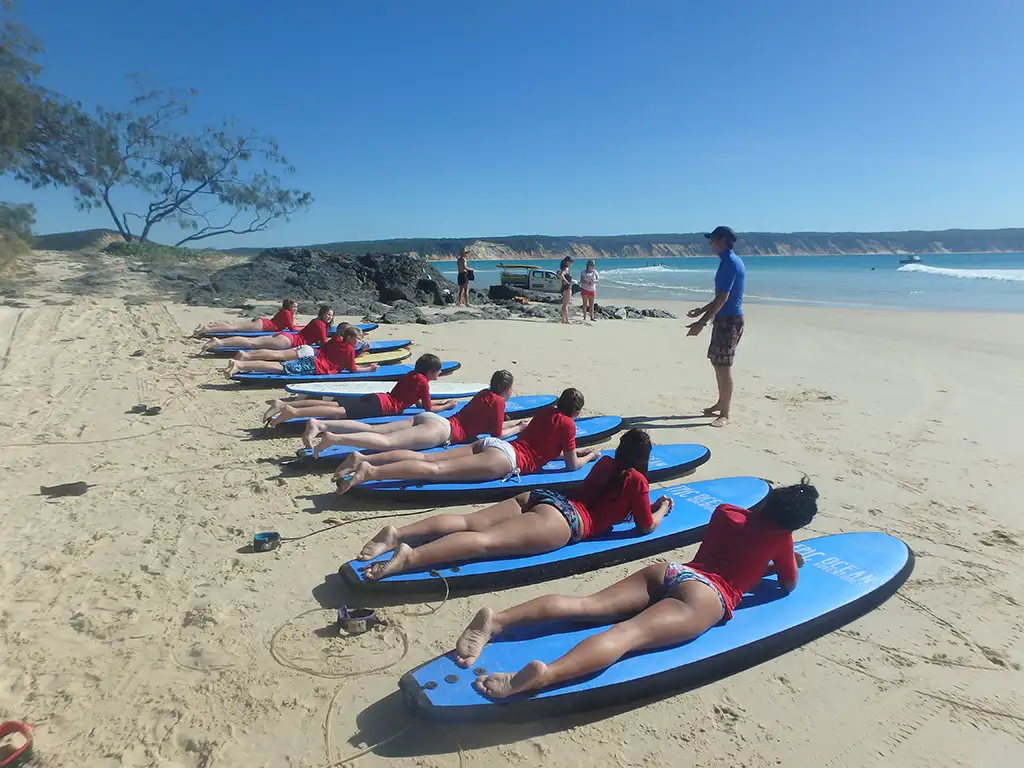 Learn to Surf Australia’s Longest Wave & Beach 4X4 Safari - Noosa Day Trip