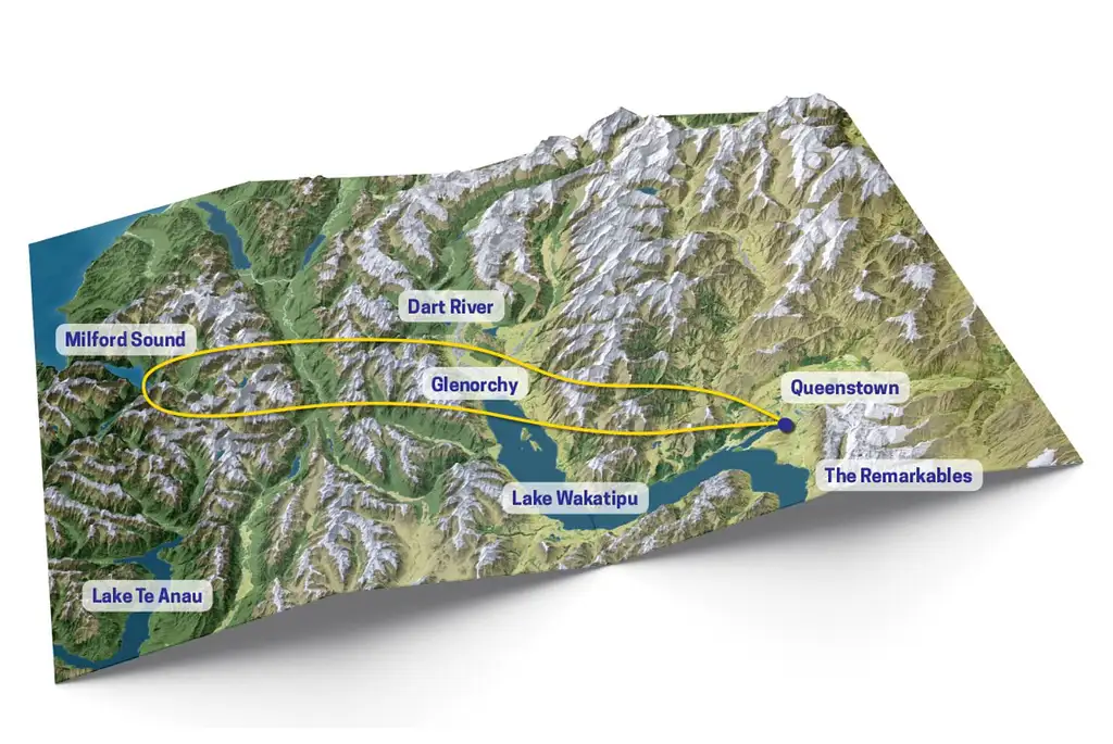 Milford Sound Helicopter Flight | Departing Queenstown