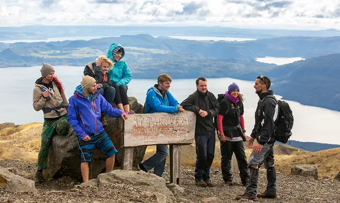 Mt. Tarawera Guided Hiking Experience