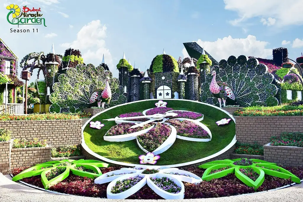Miracle And Butterfly Garden With Transfers