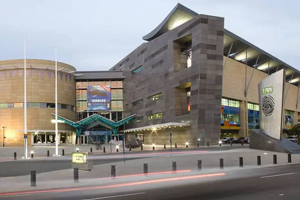 An external photo of Te Papa Museum, Aotearoa New Zealand's National Museum.