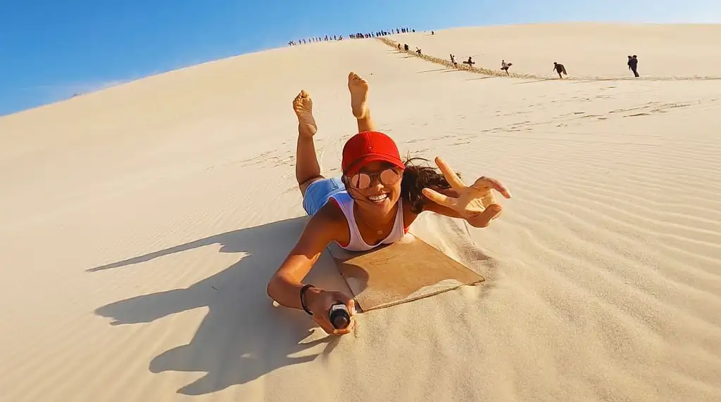 Desert Safari Day Cruise with option to upgrade to Dolphin Feeding | Moreton Island