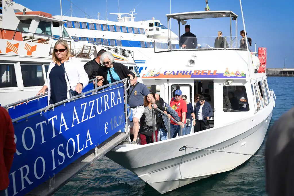 Capri Coast to Coast with Blue Grotto Stop