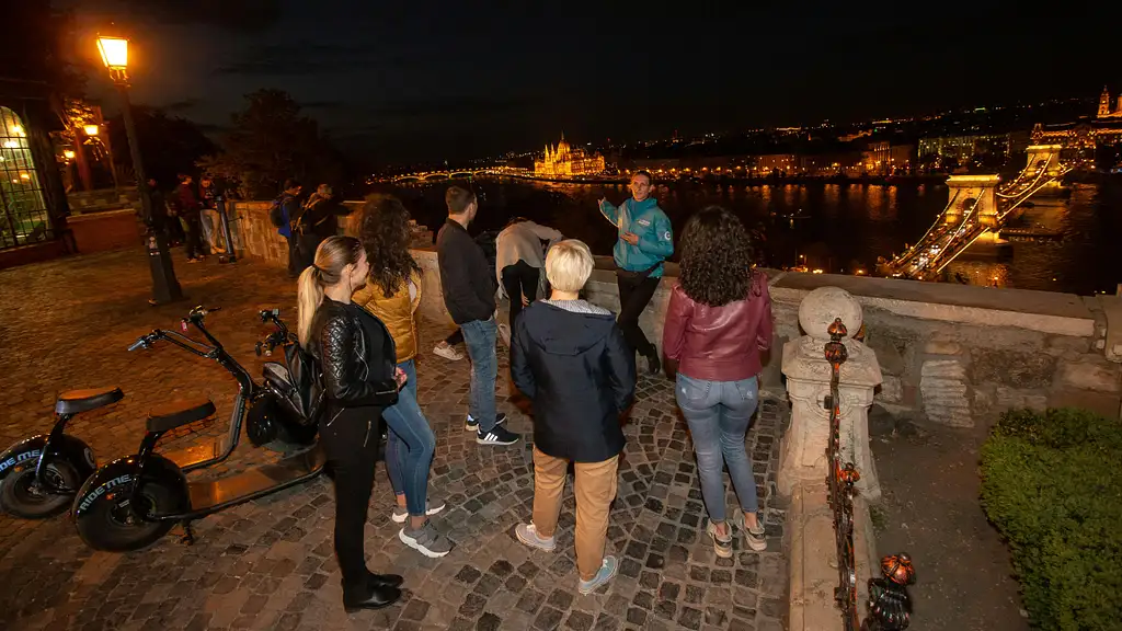 Budapest Guided E-Scooter Tour by Night