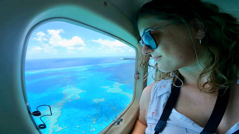 Whitsundays and Heart Reef 1 Hour Scenic Flight