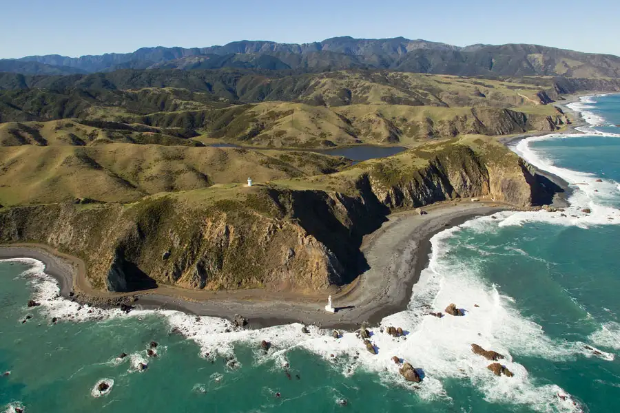 Helicopter Tour Over Wellington's South Coast