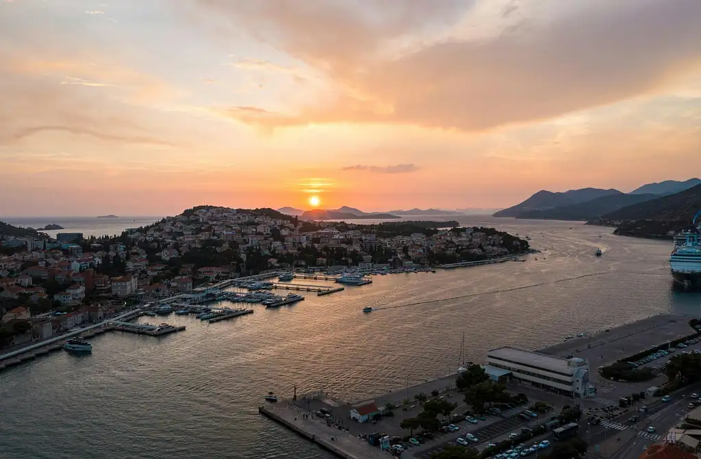 Golden Hour Sunset Cruise from Dubrovnik