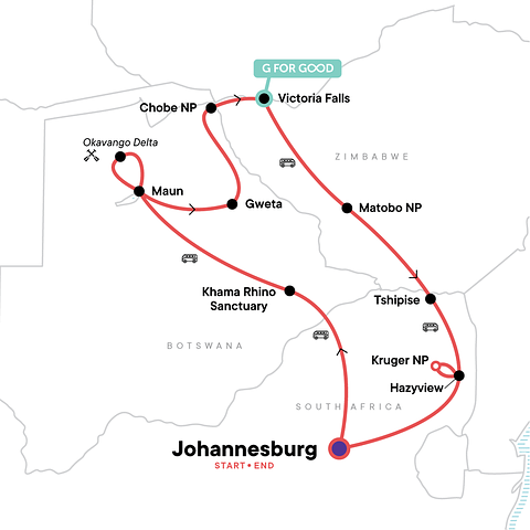 15 Day Southern Africa Encompassed Deals