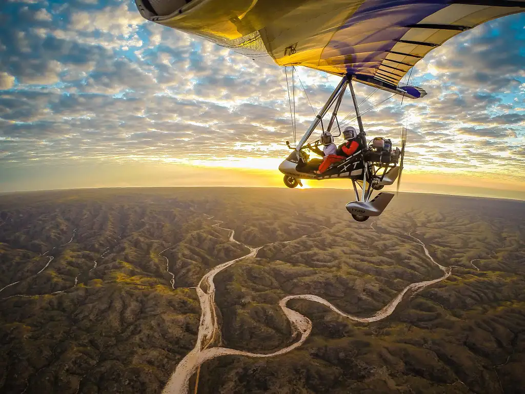 60 min Birds Eye View Ningaloo Microlight Lesson